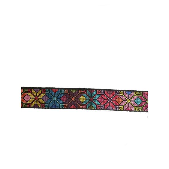 Mexican Folkloric belt day of the dead 5 de Mayo colorfull mexico todo corazon - Picture 2 of 4